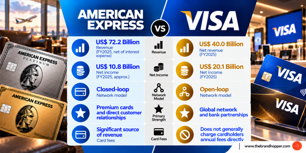 American Express as a competitor of Visa