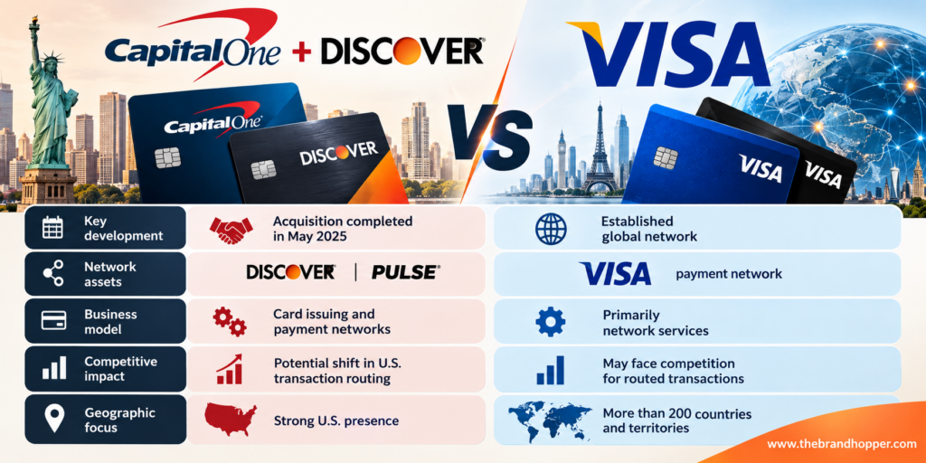 Discover and the Capital One Network as a competitor of Visa