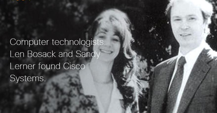 Leonard Bosack and Sandy Lerner - Founders of Cisco | Cisco Innovation