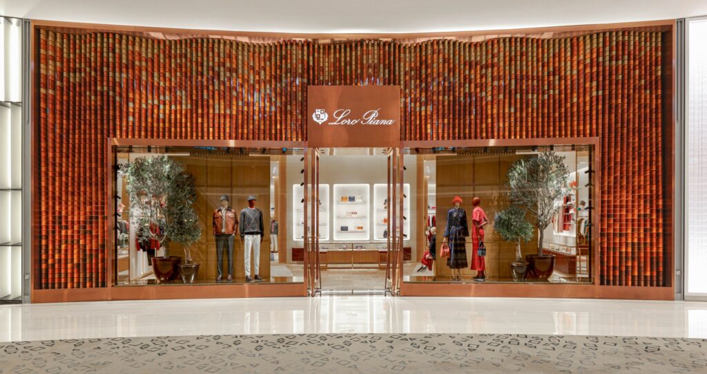 Loro Piana flagship store in Dubai Mall