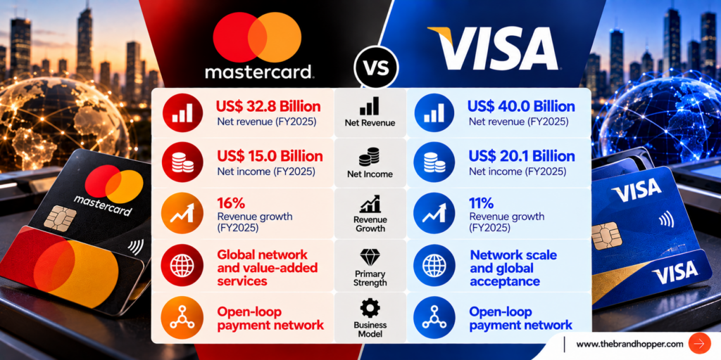 Mastercard as a competitor of Visa