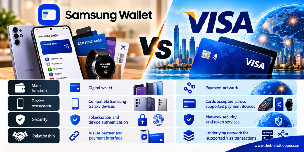 Samsung Wallet as a competitor of Visa