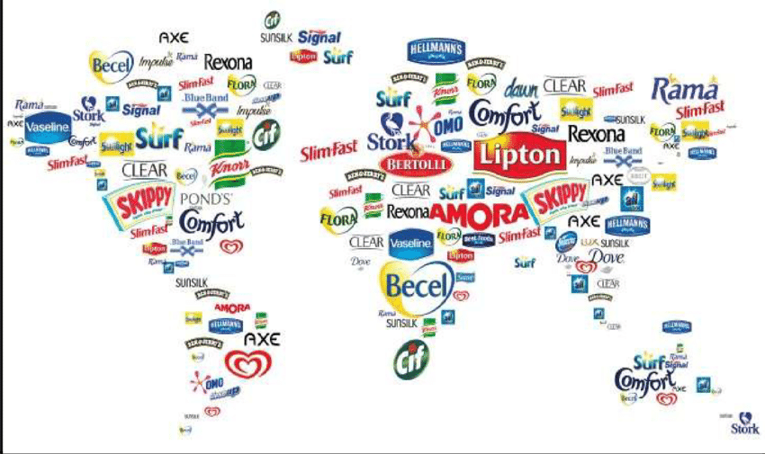 Unilever Brand Portfolio comprises of more than 400 products