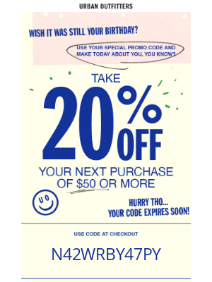 Urban Outfitters Email Marketing