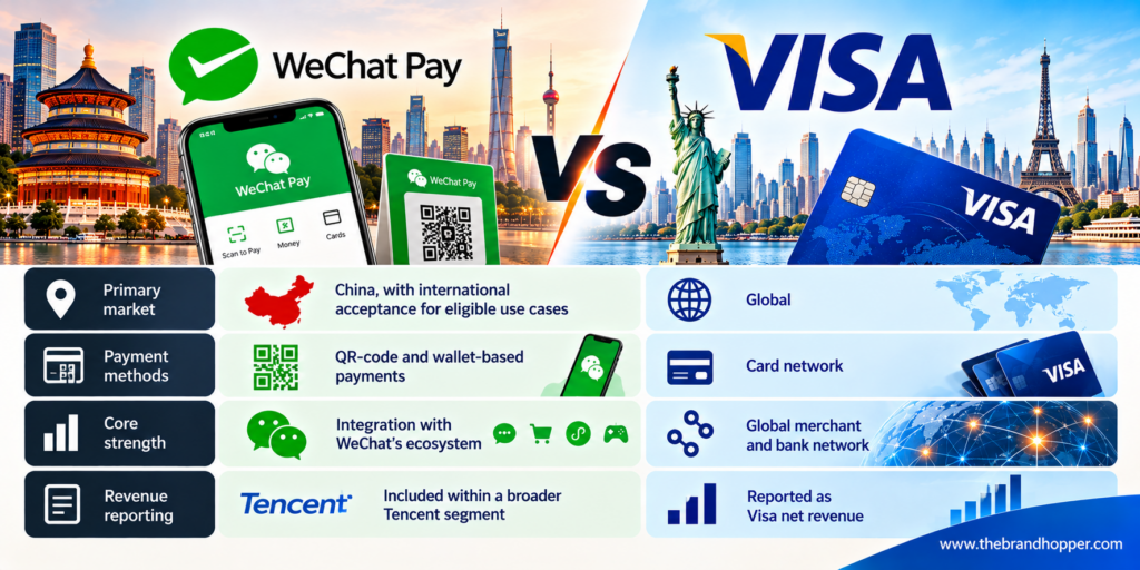 WeChat Pay as a competitor of Visa