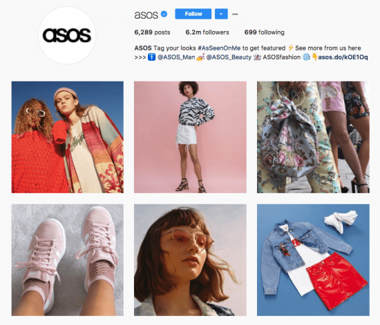 ASOS Social Media Handle