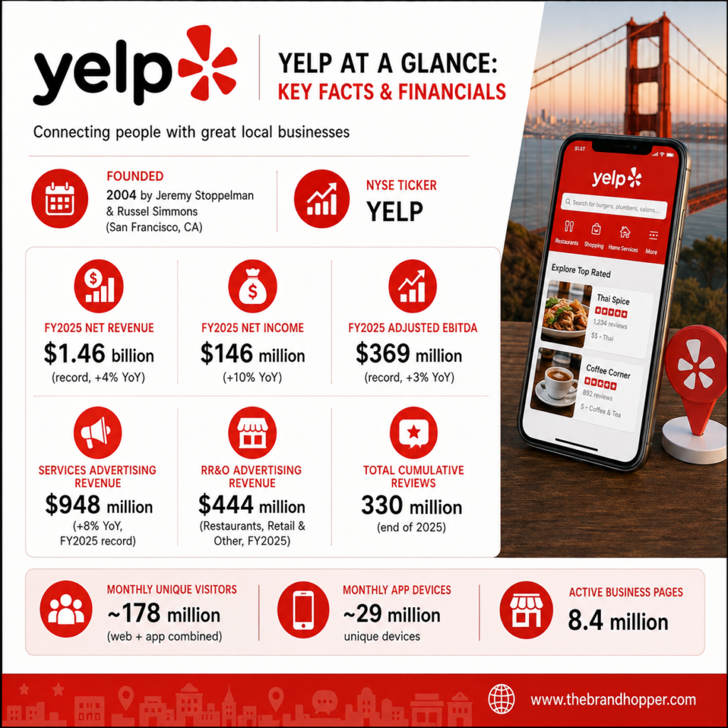 Yelp at a Glance: Key Facts & Financials