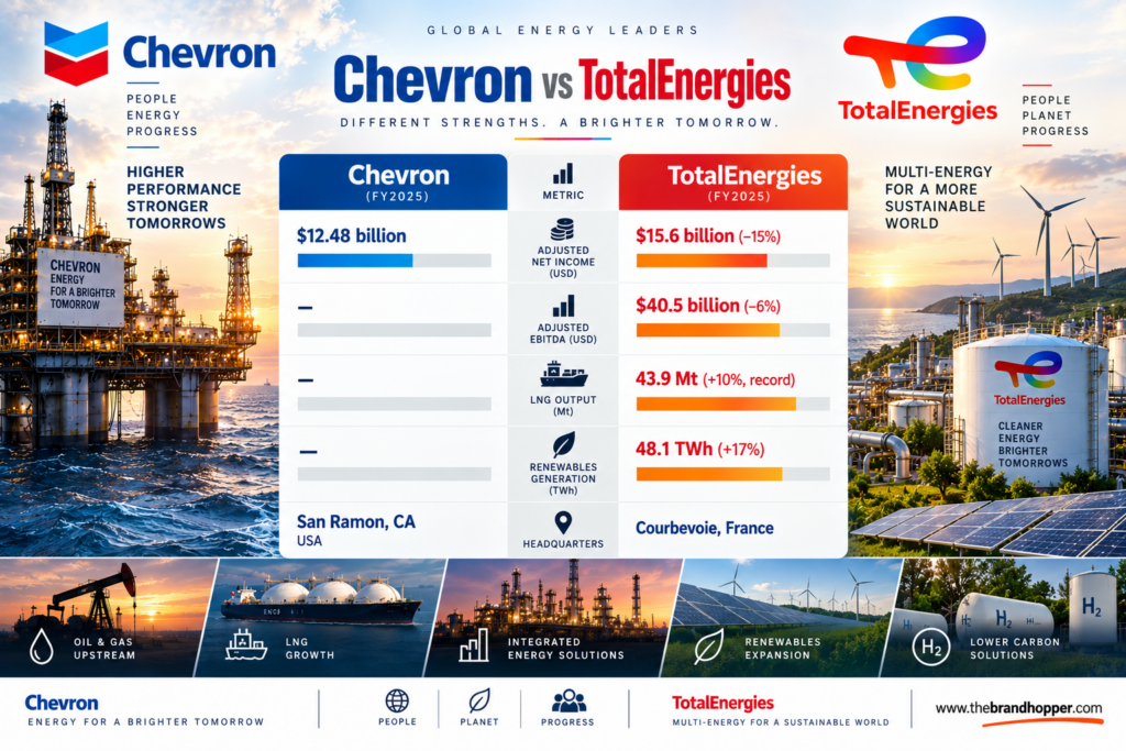 TotalEnergies as a competitor of Chevron
