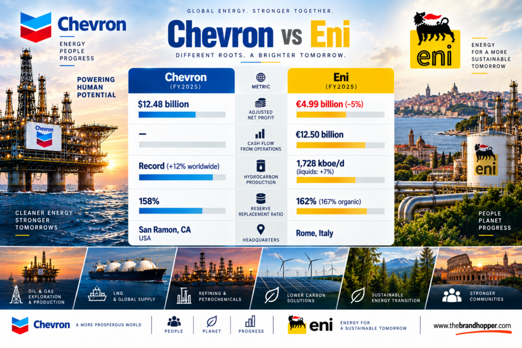 Eni S.p.A. as a competitor of Chevron
