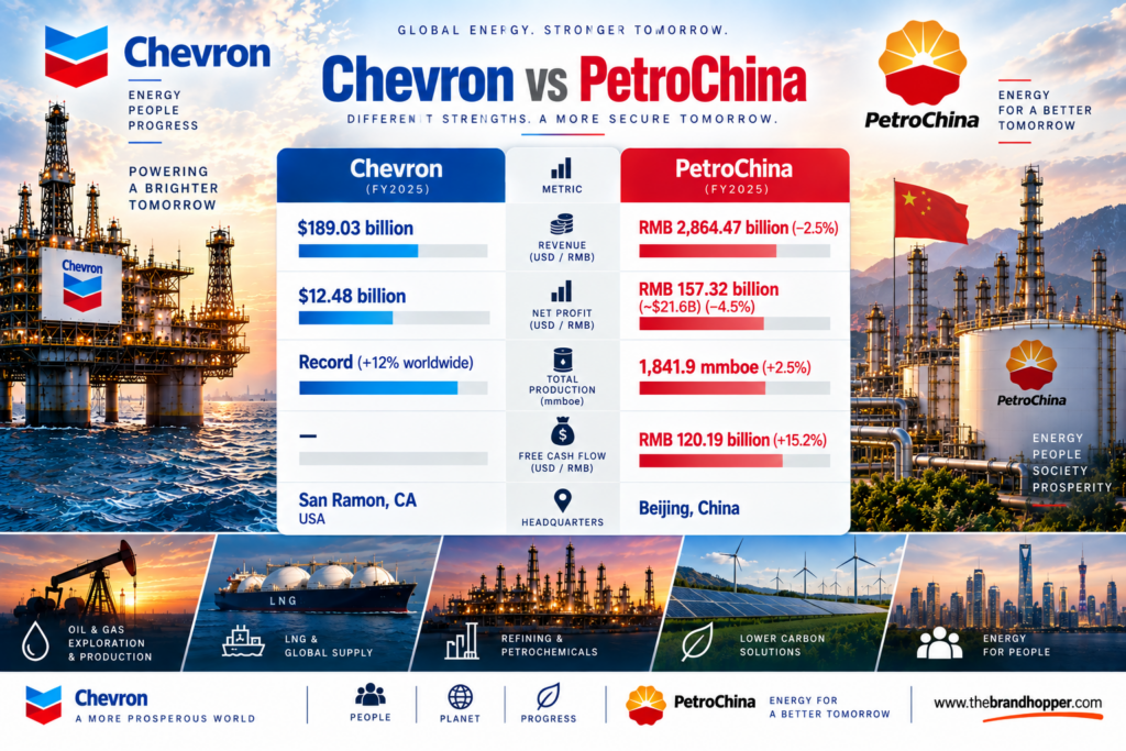PetroChina  as a competitor of Chevron