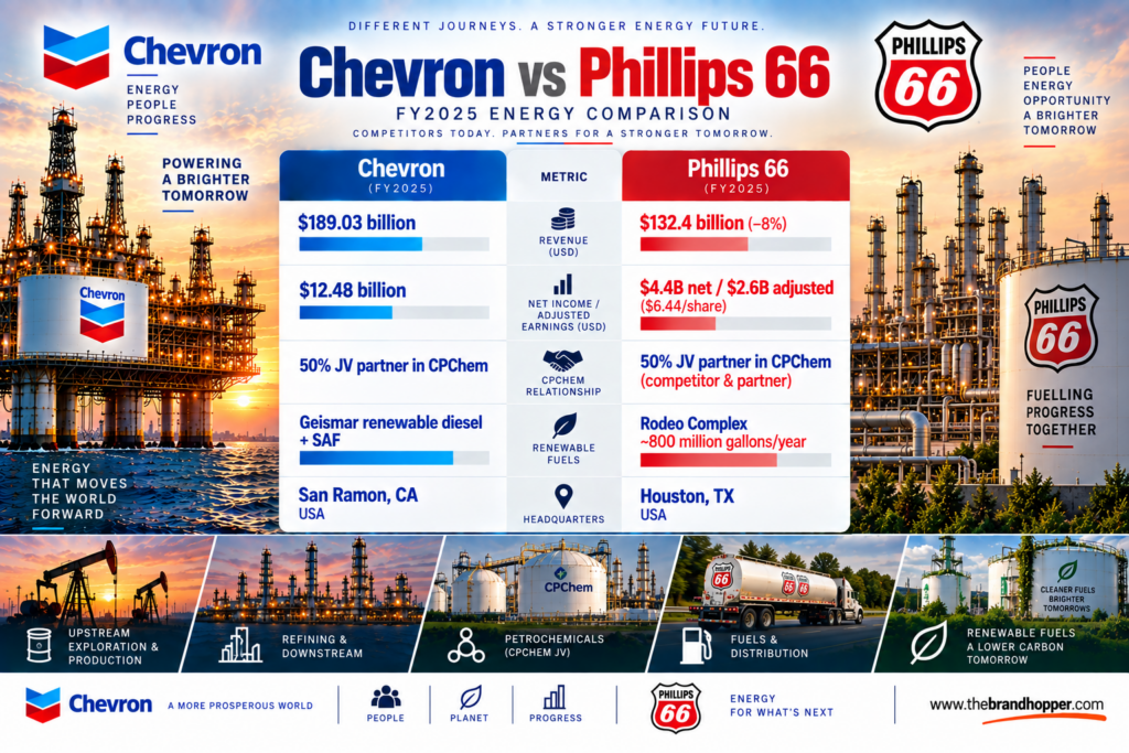 Phillips 66 as a competitor of Chevron