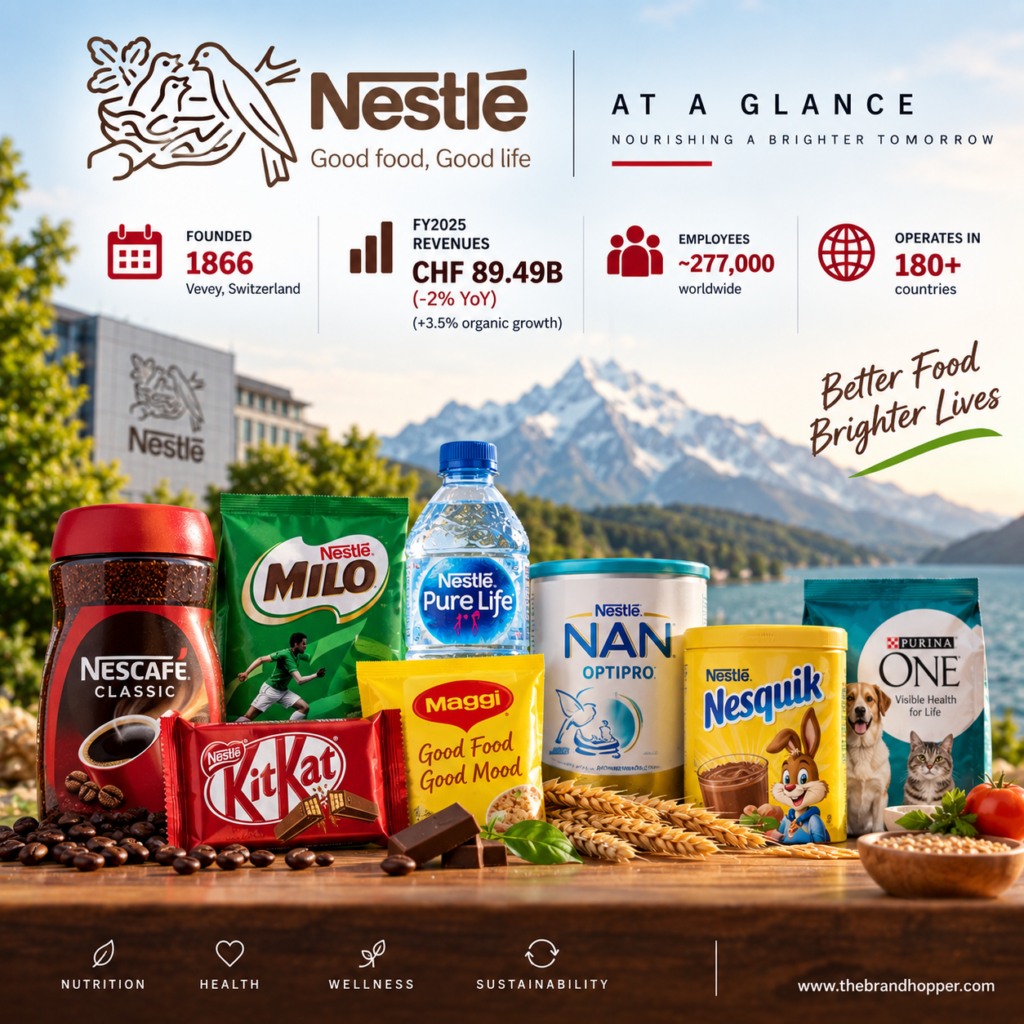 Nestlé S.A. at a Glance | Nestle vs Pepsico