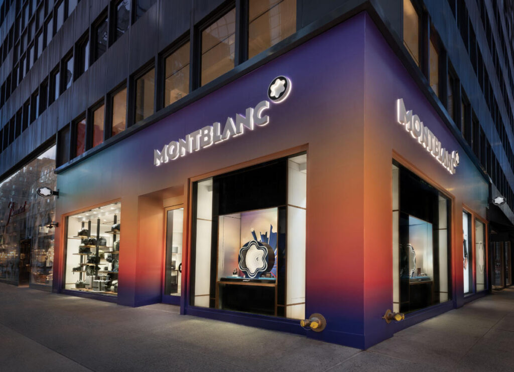 New Flagship Store Of Montblanc In New York, USA