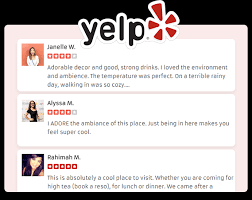 Yelp works on reviews where customers leave reviews for different merchants