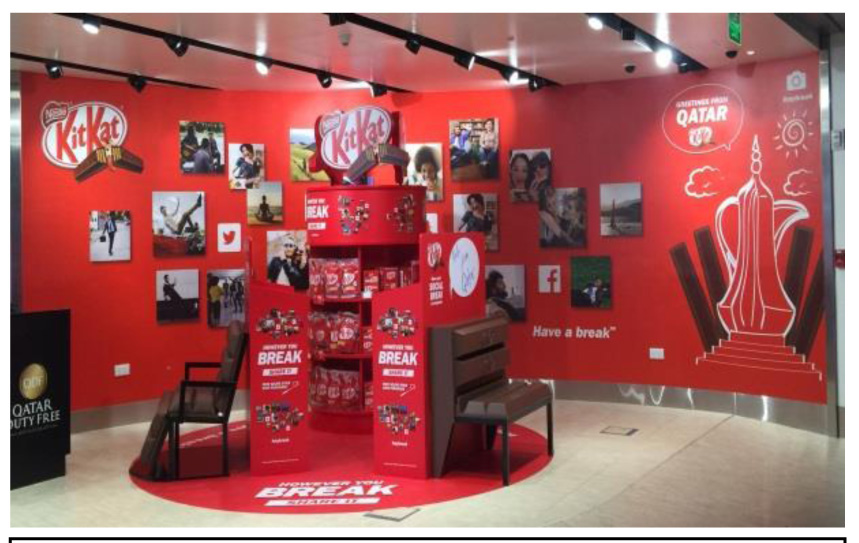 Nestle and KITKAT “Celebrate the Breakers” with airport campaign