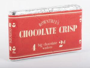 The original Kit-Kat, Rowntree's Chocolate Crisp, 1935