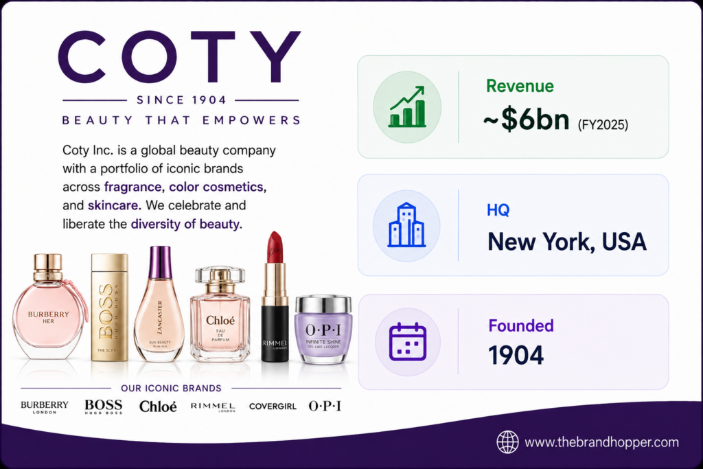 Coty — now manages several former P&G brands including CoverGirl, Clairol, and Wella