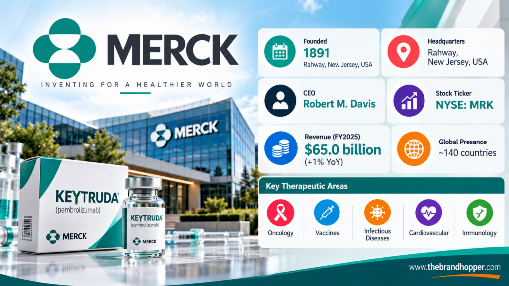 Merck as a competitor of Johnson & Johnson