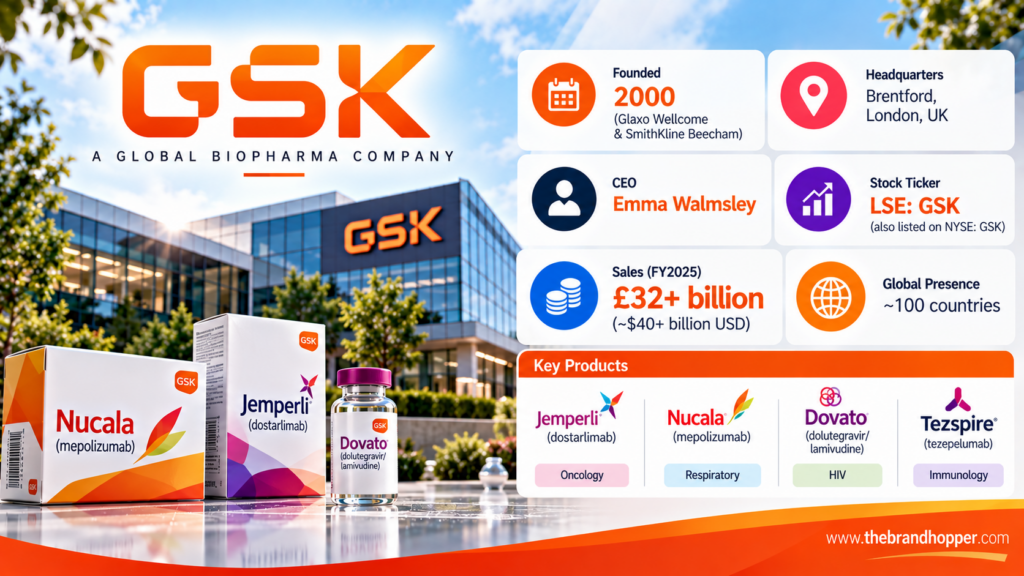 GSK as a competitor of Johnson & Johnson