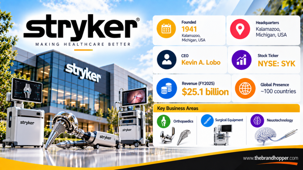 Stryker as a competitor of Johnson & Johnson