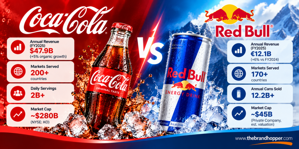 Red Bull as a competitor of Coca-Cola