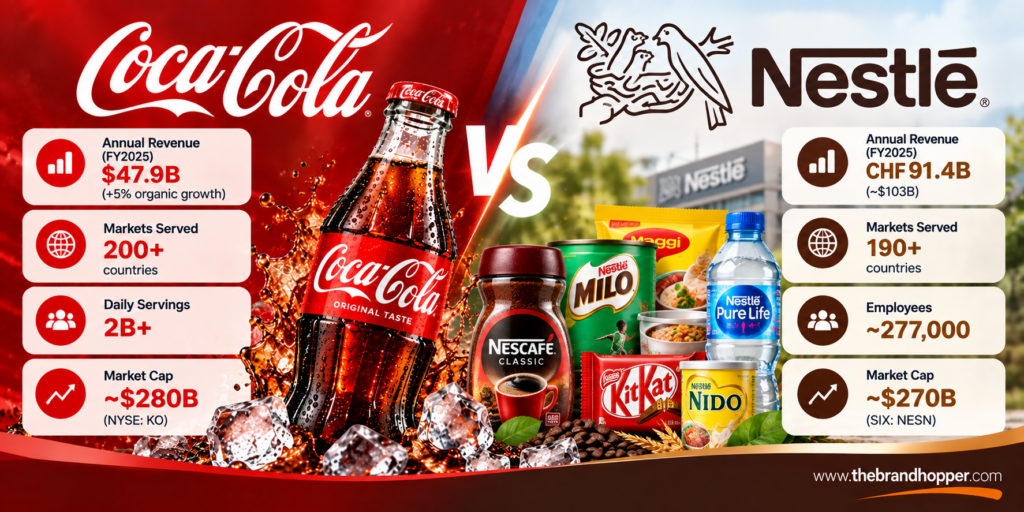 Nestlé as a competitor of Coca-Cola
