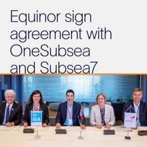 Equinor's long-term agreement signed in May 2024 with OneSubsea