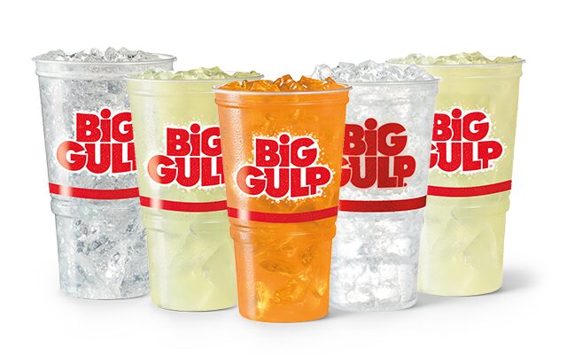 7-Eleven’s famous Slurpee drinks and Big Gulp beverages