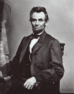 Abraham Lincoln wearing Brooks Brothers