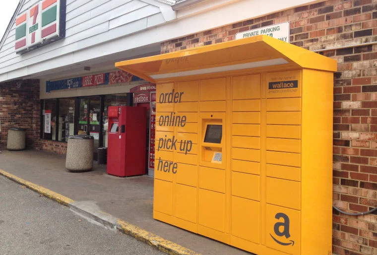 Amazon.com locker installed at Richmond 7-Eleven