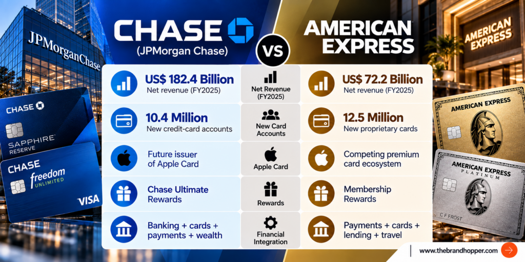 Chase vs American Express Compared