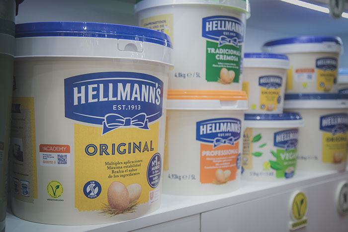 Hellmann's packaging is consistant throughout the years