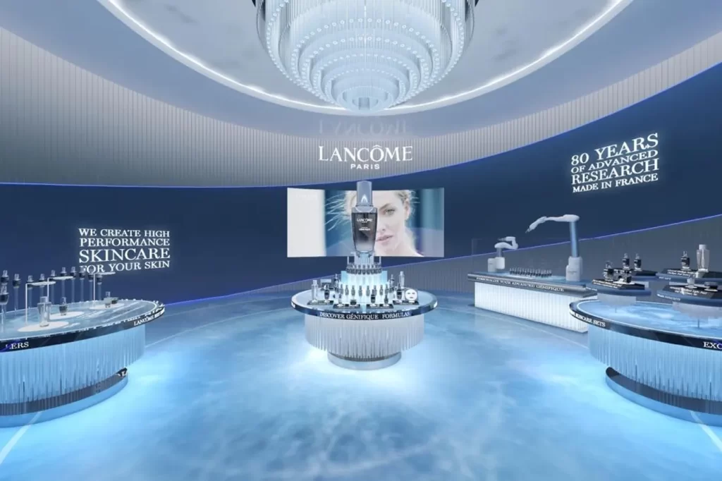 Lancôme's Virtual Pop-Up ins Singapore during COVID