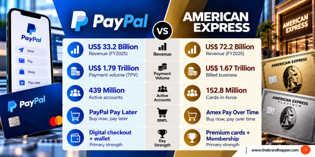 PayPal vs American Express Comparison