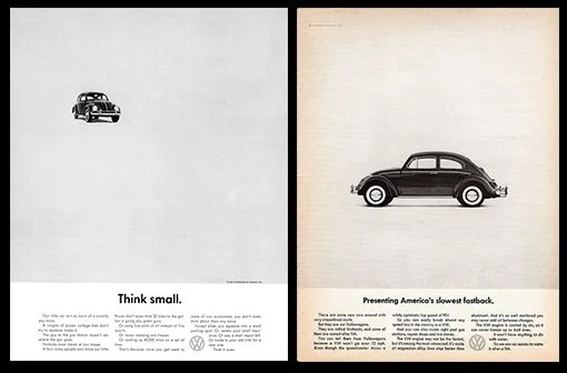 Think Small Campaign Print Ad