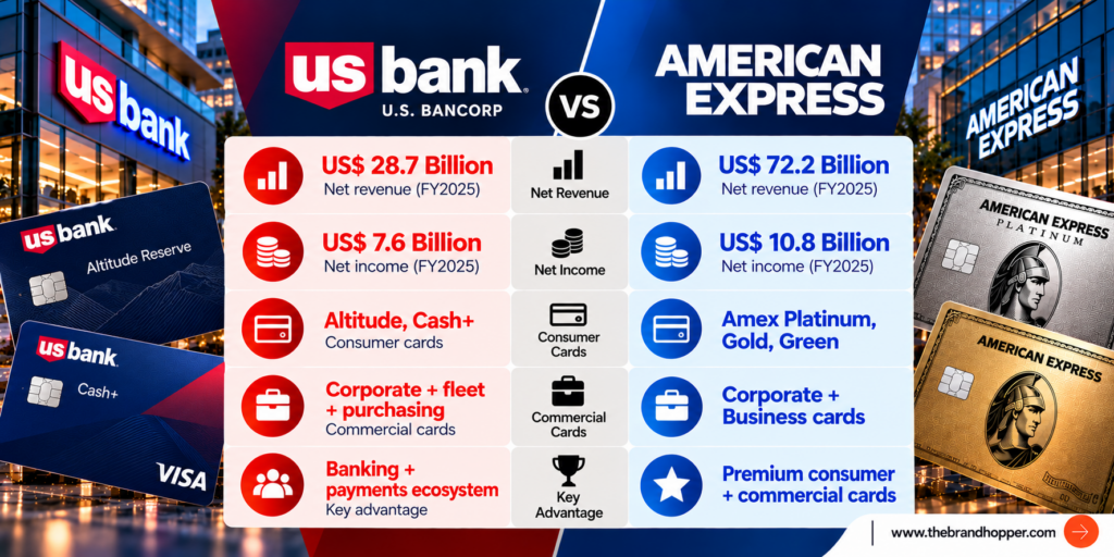 U.S. Bank vs American Express Comparison