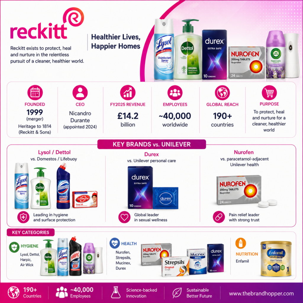 Reckitt as a competitor of Unilever
