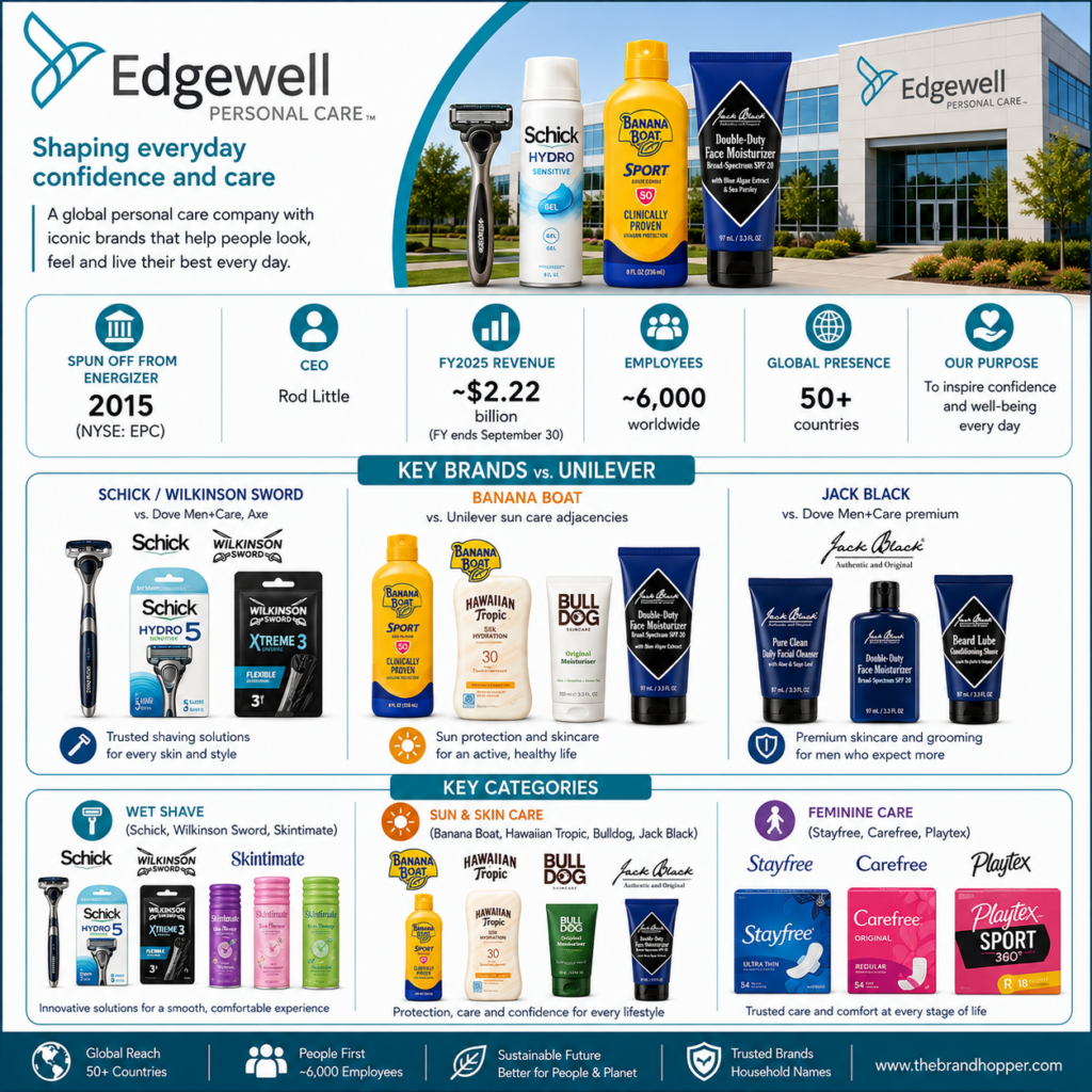 Edgwell as a competitor of Unilever