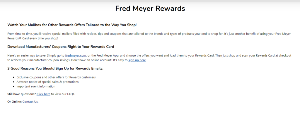 Fred Meyer Rewards