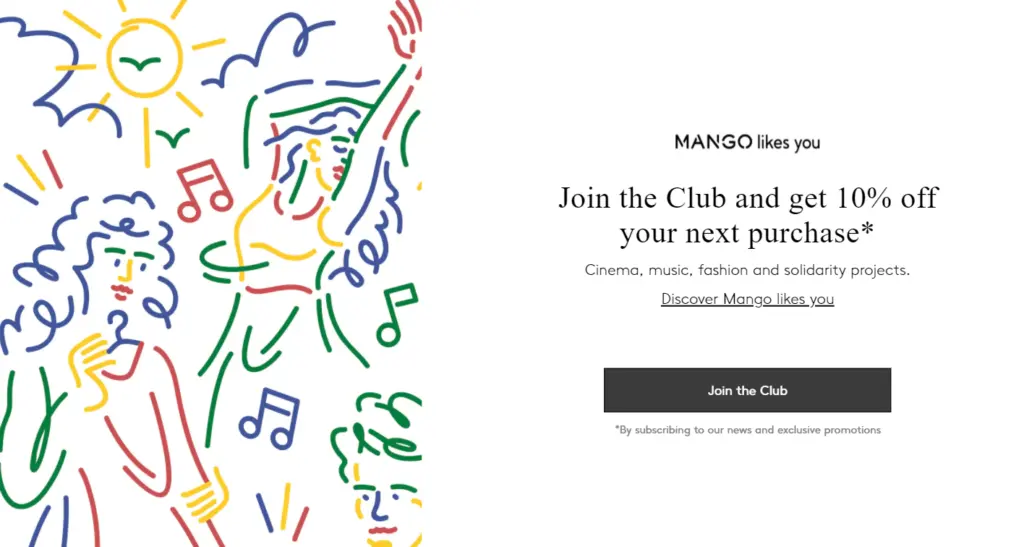 Mango Likes You loyalty program