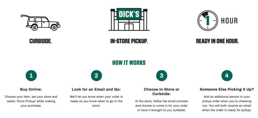 Order Pickup - DICK'S Sporting Goods