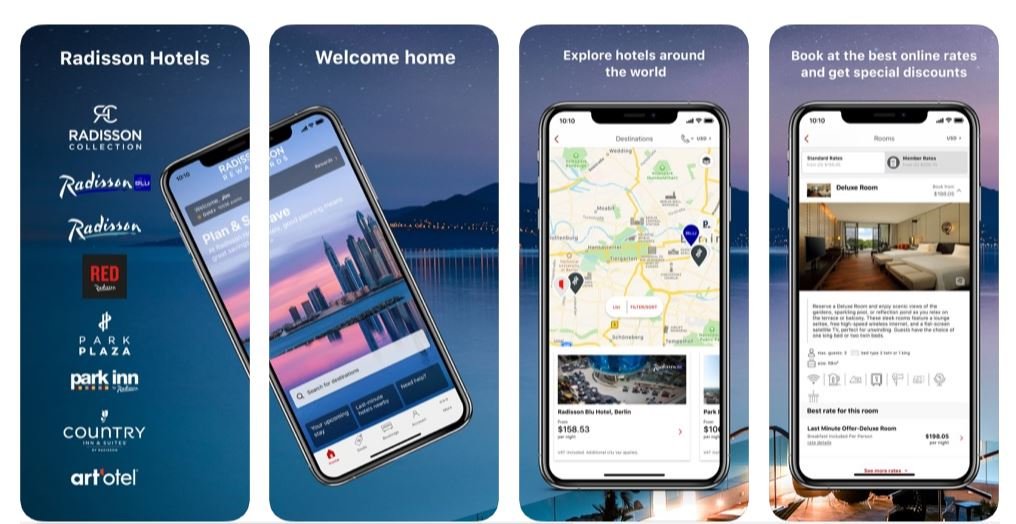 Radisson Hotels App