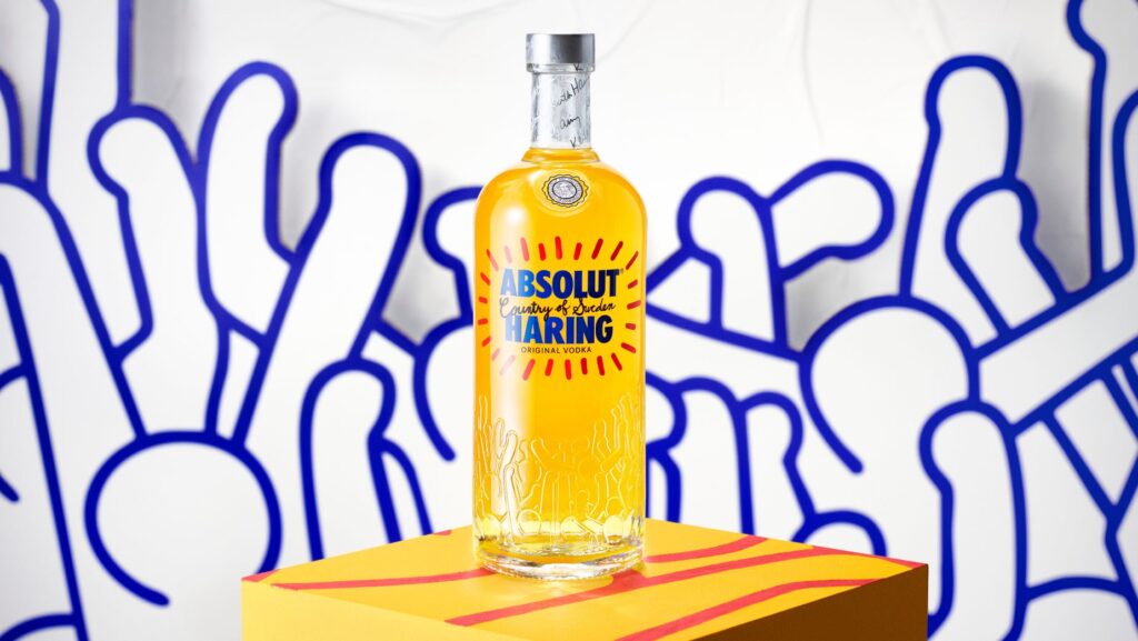 Absolut Haring Artist-Edition Bottle