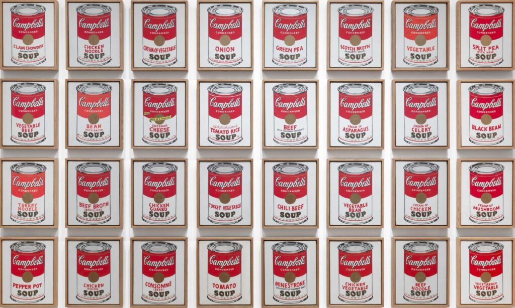 Andy Warhol's Campbell's Soup Cans, 1962