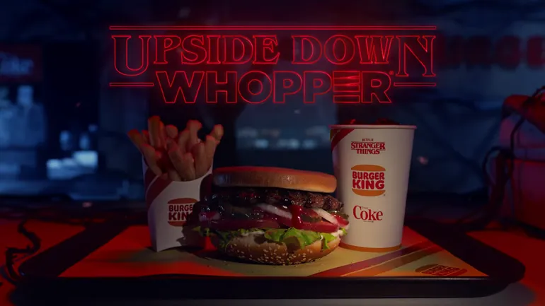 Burger King flips Whoppers upside down for 'Stranger Things' tie-in