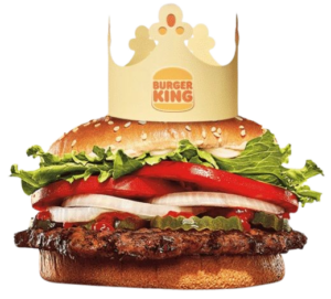 Burger King Whopper flame grilled