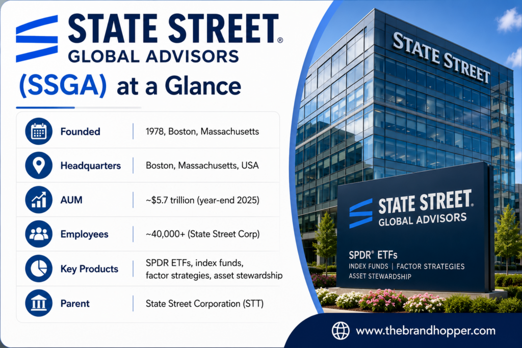 State Street Global Advisors (SSGA) at a Glance