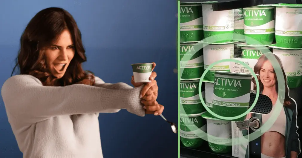 Danone's campaign featuring Portuguese influencer Cláudia Vieira