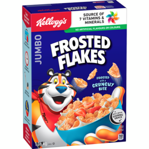 Frosted Flakes by Kellogg's feature Tony the Tiger