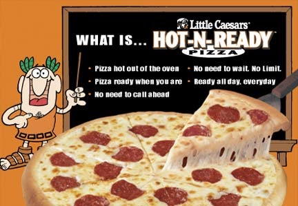 HOT-N-READY pizzas